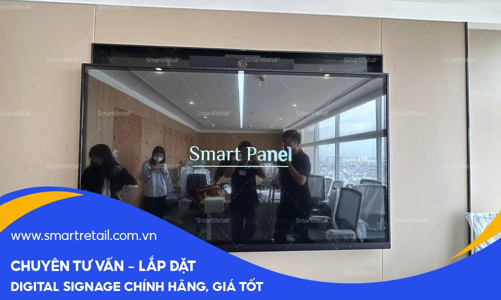 Màn hình tương tác hỗ trợ điều phối công việc từ SmartRetail