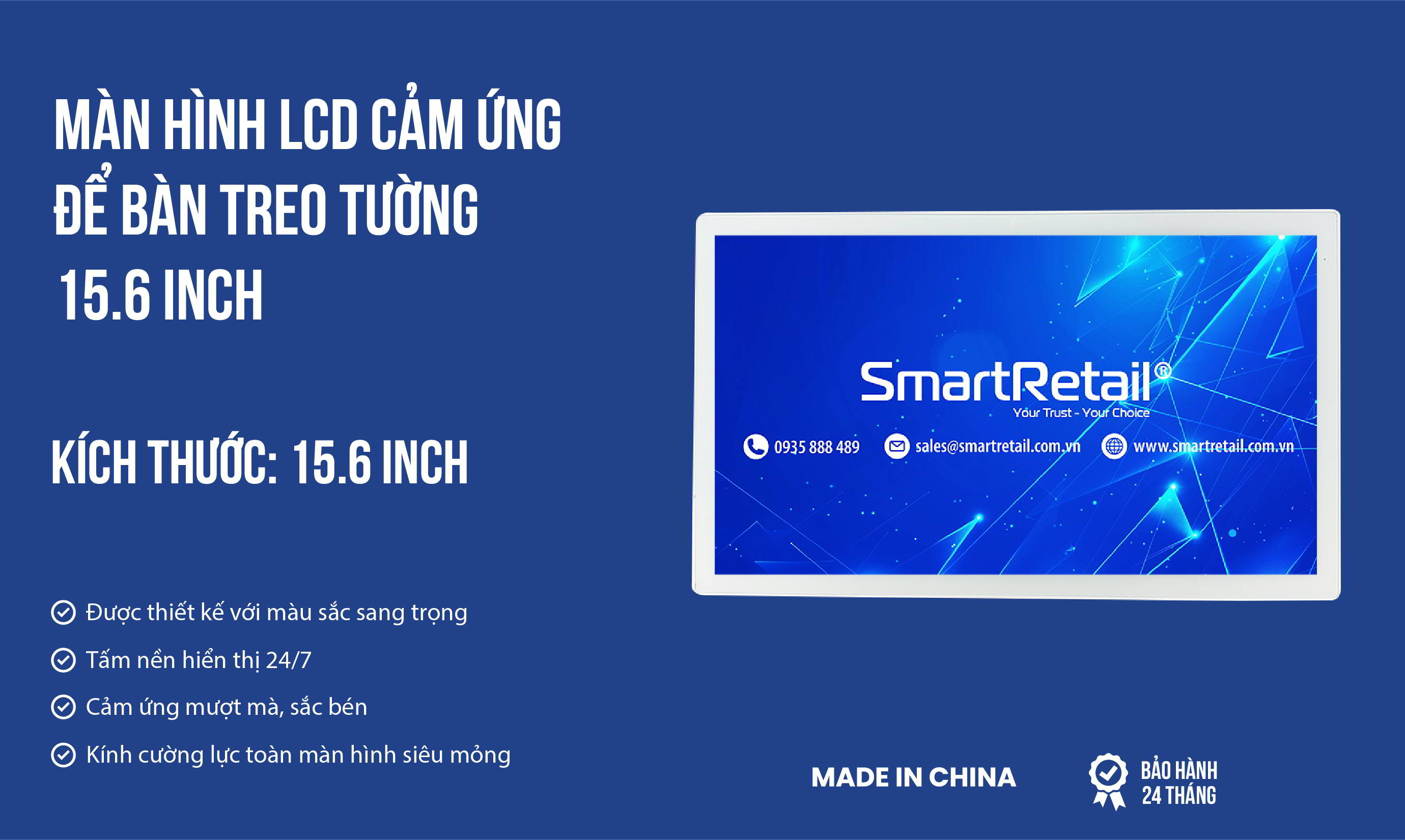 Màn hình cảm ứng để bàn 15.6 inch