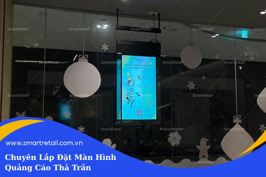 màn hình quảng cáo thả trần 2 mặt màn hình quảng cáo thả trần 2 mặt