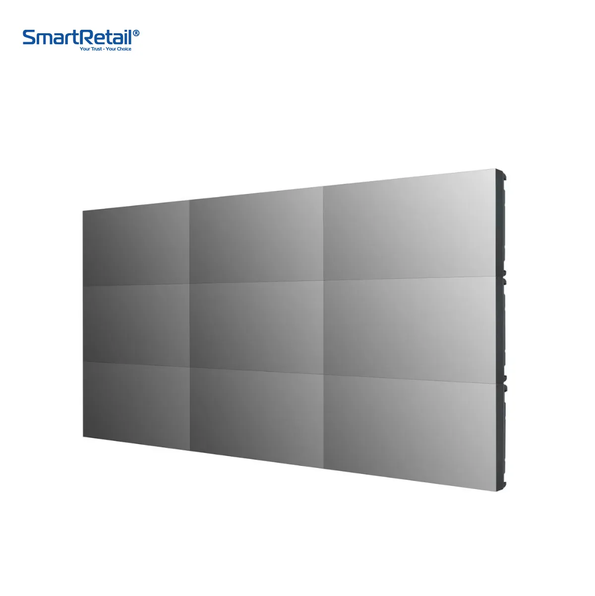 Màn hình ghép FHD 500 nit 55" có đường viền đều nhau 0,44mm
