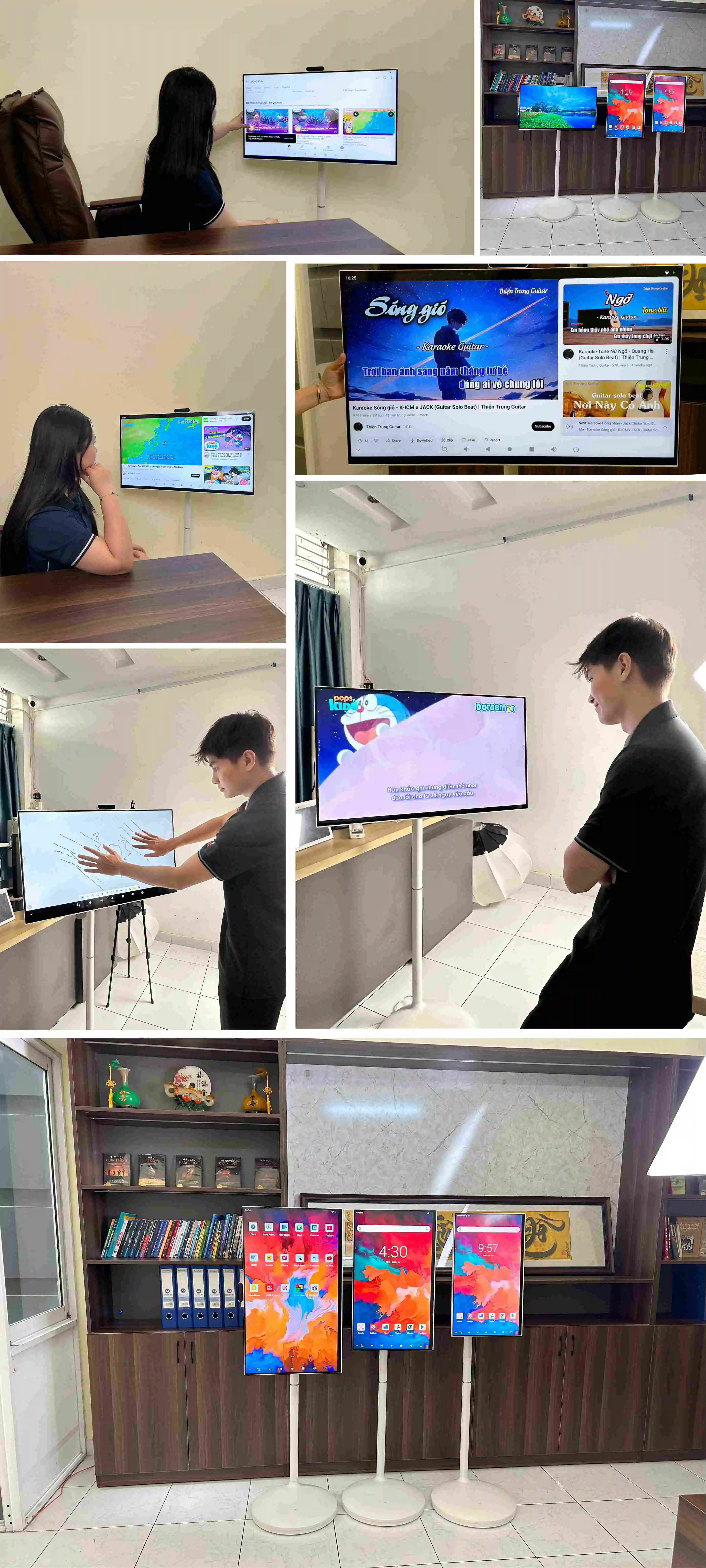 Các lĩnh vực ứng dụng của màn hình cảm ứng di động Smart LCD Move360