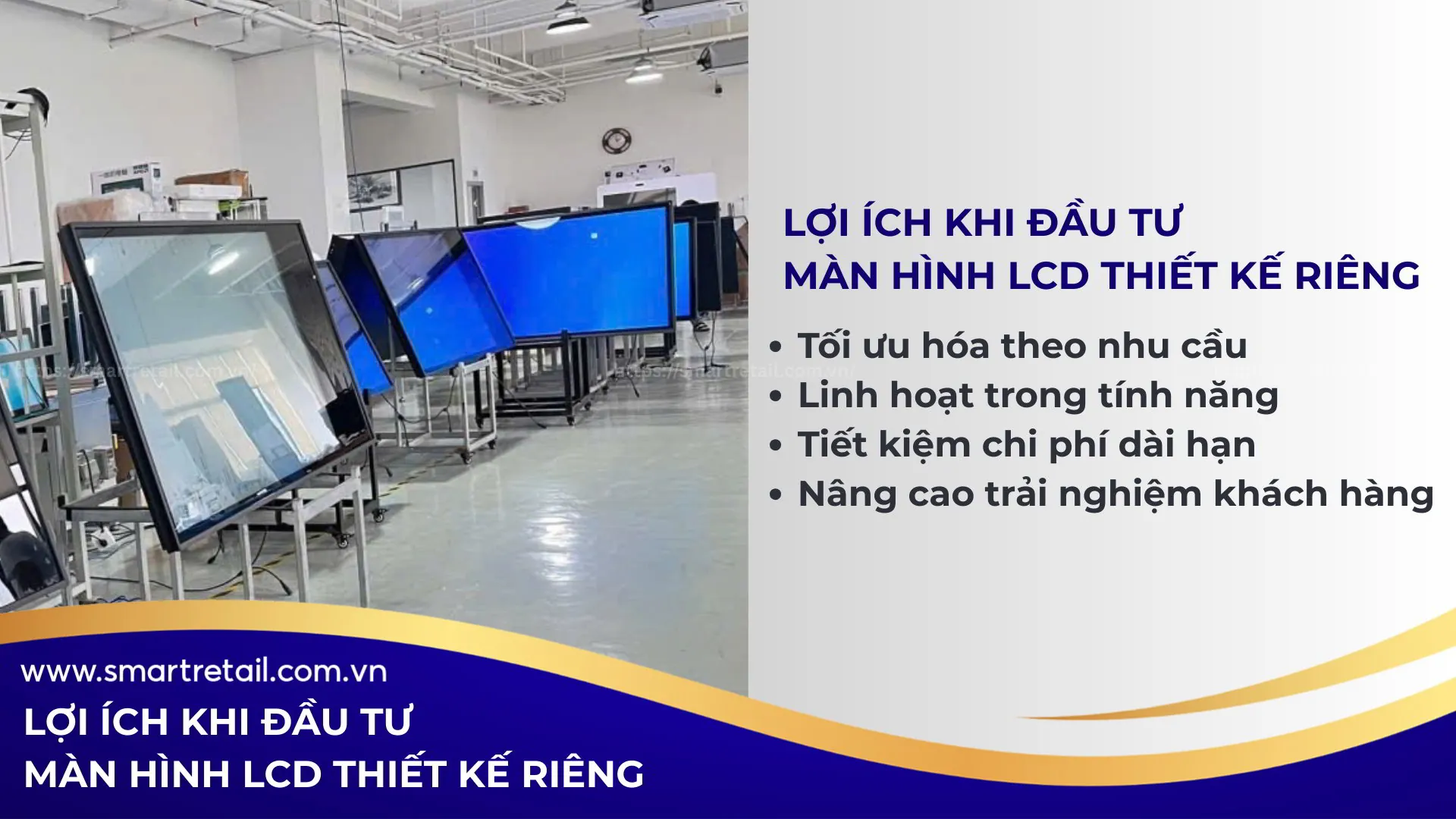 Lợi ích của màn hình LCD thiết kế riêng
