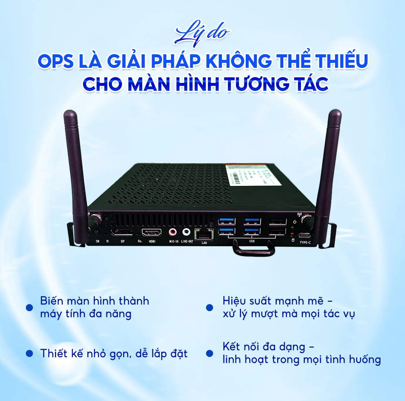 Lý do nên mua OPS-Windows i5-Gen10 