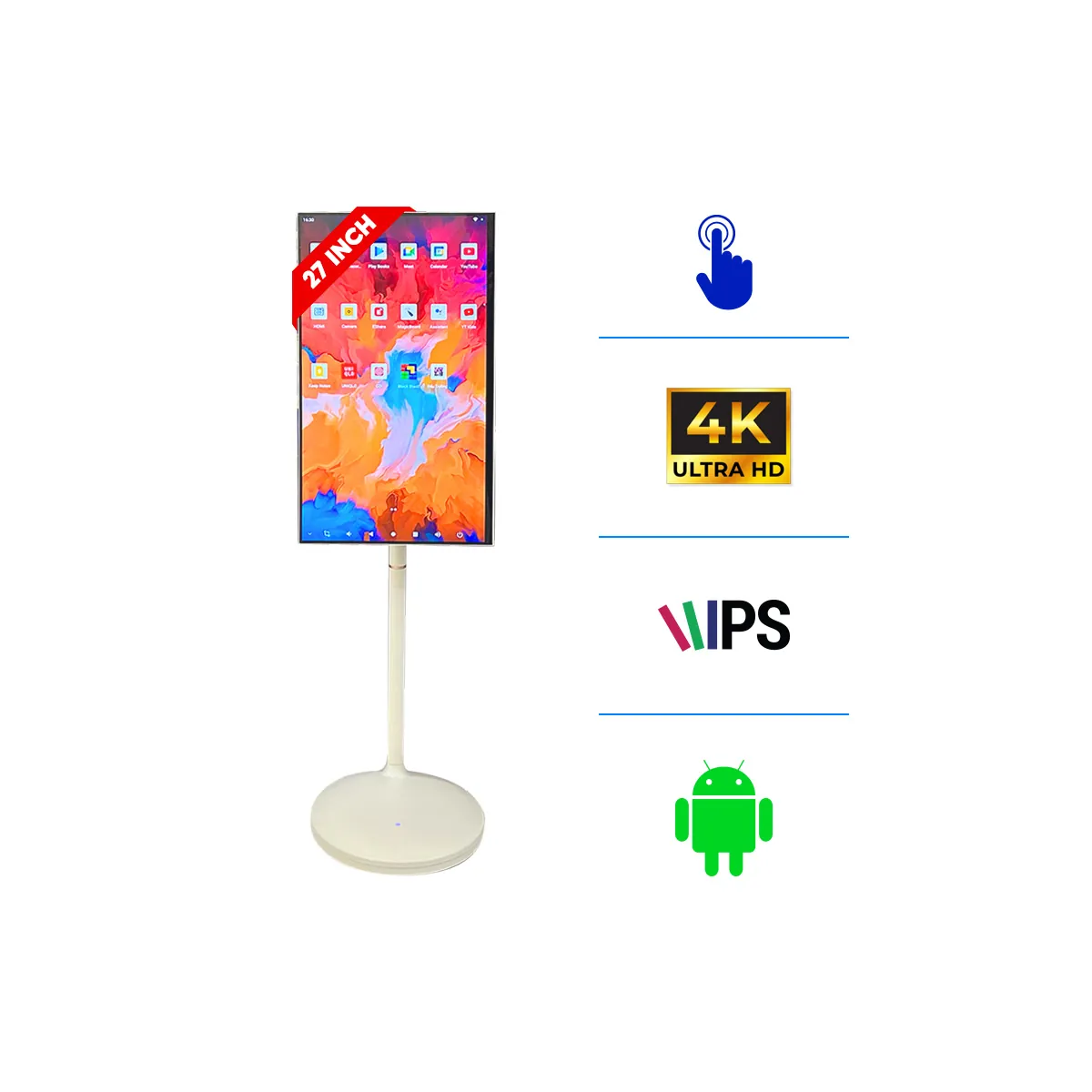 Màn hình chân đứng di động | Smart LCD Move360 - 27 inch