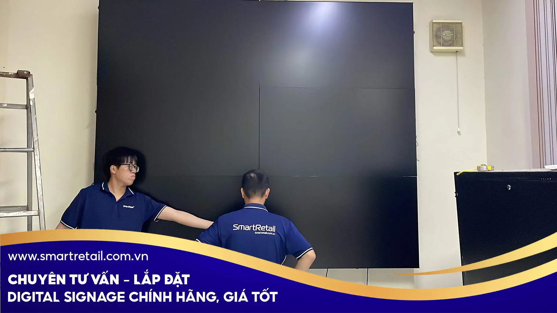 Chuyên tư vấn lắp đặt màn hình ghép giá rẻ | SmartRetail 