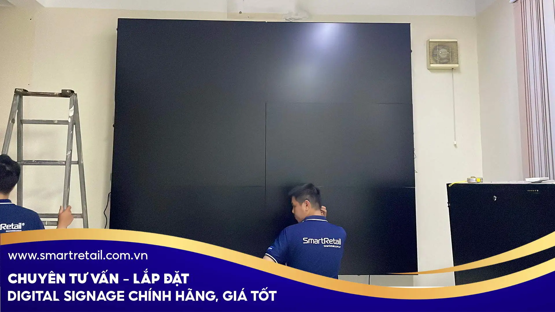 Tấm màn lcd tạo nên màn hình ghép | SmartRetail 
