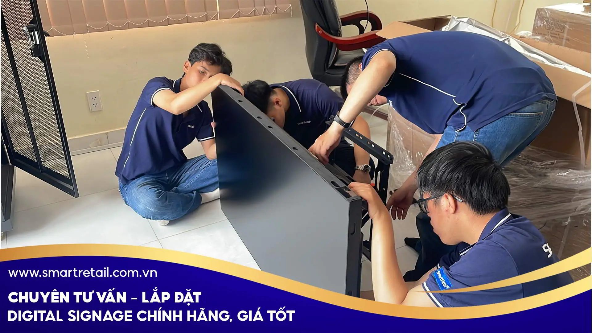 Yêu cầu về màn hình ghép trước khi được lắp đặt