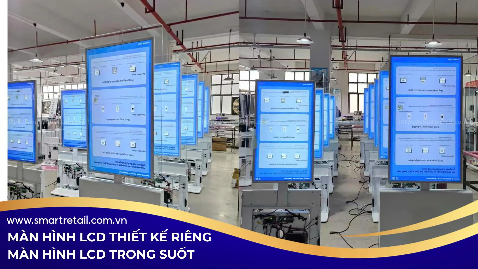 Màn hình LCD thiết kế riêng - Mẫu màn hình LCD trong suốt 