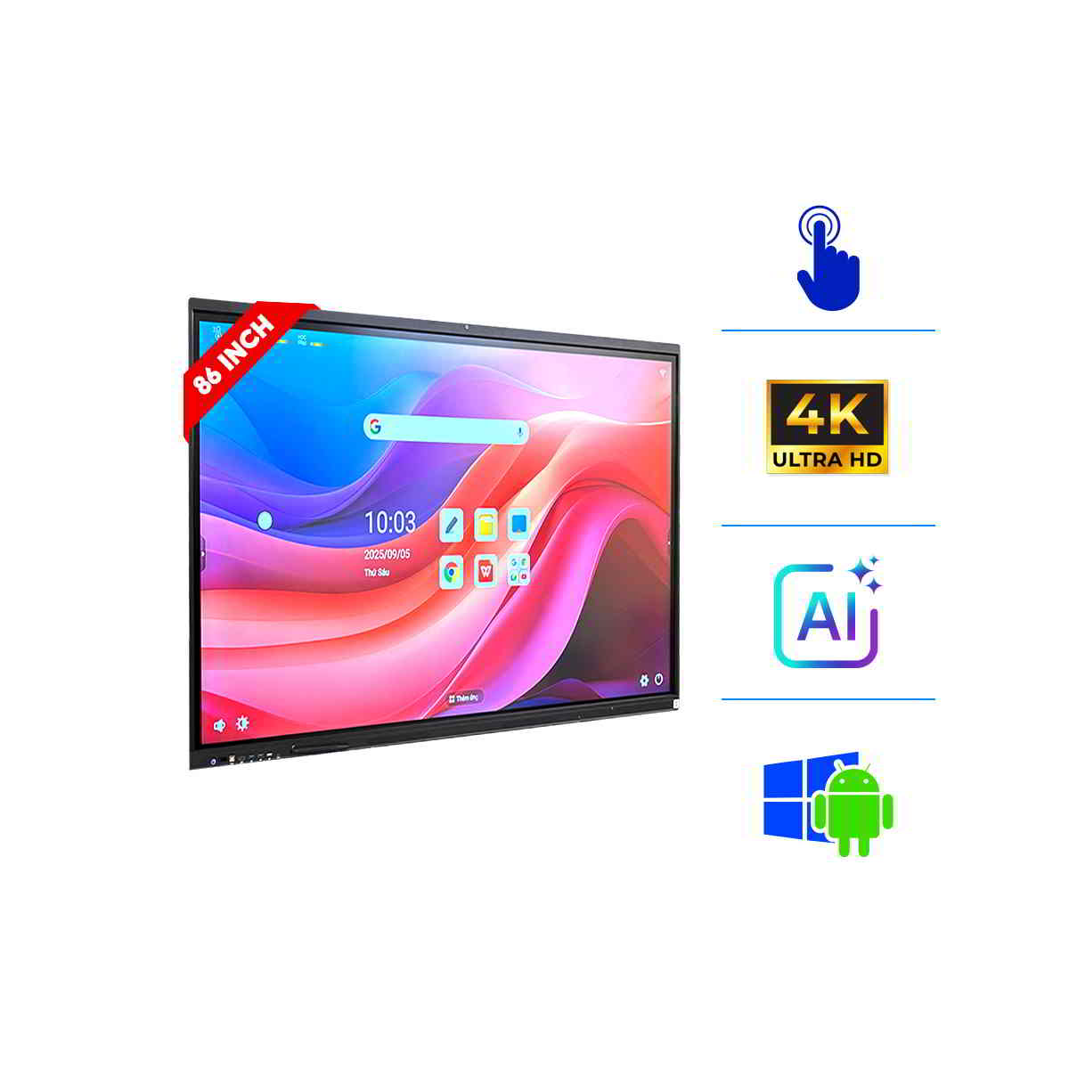Màn hình tương tác SmartBoard 86 inch | SmartRetail
