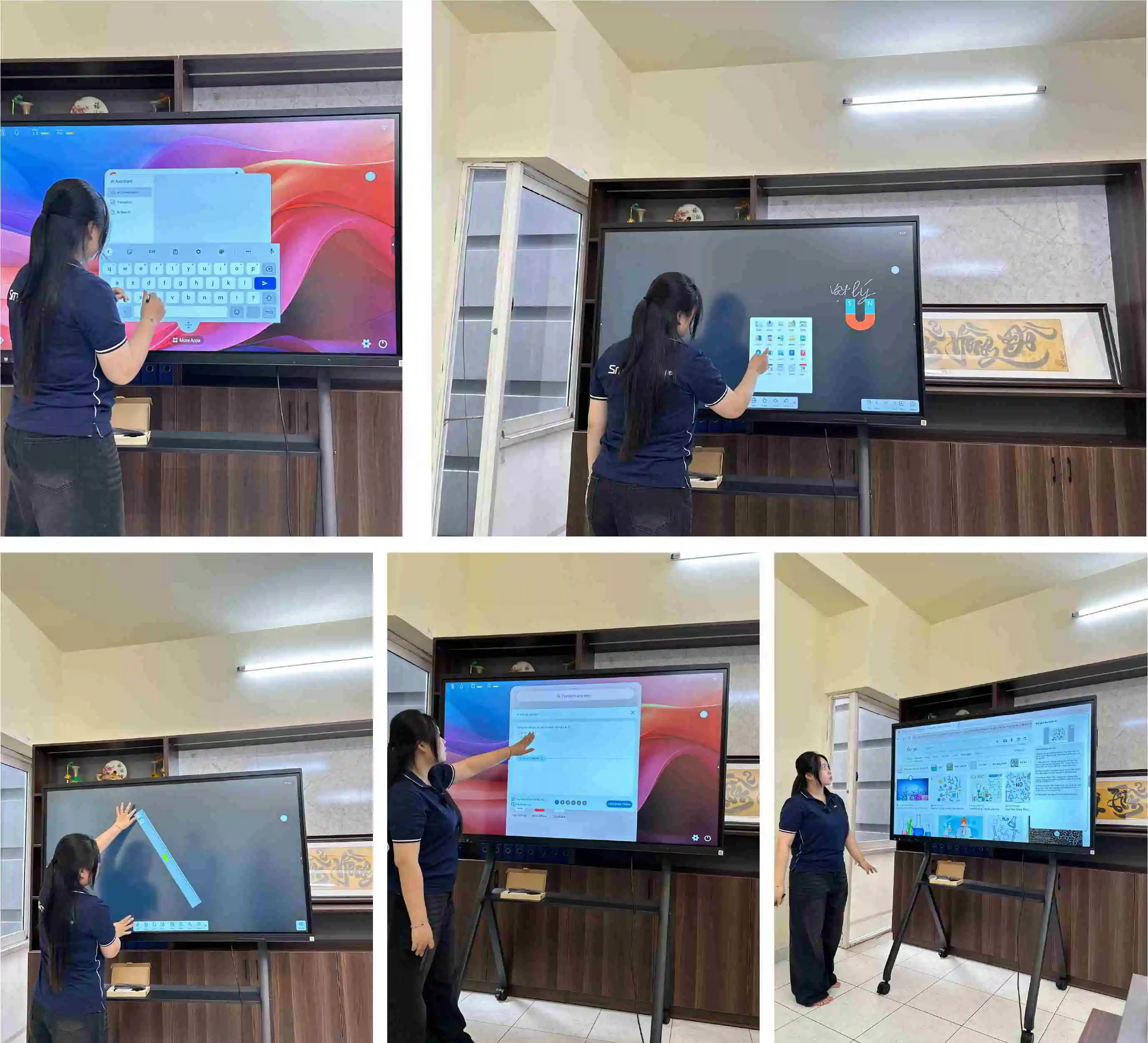 Màn hình tương tác Smartboard trong giáo dục 