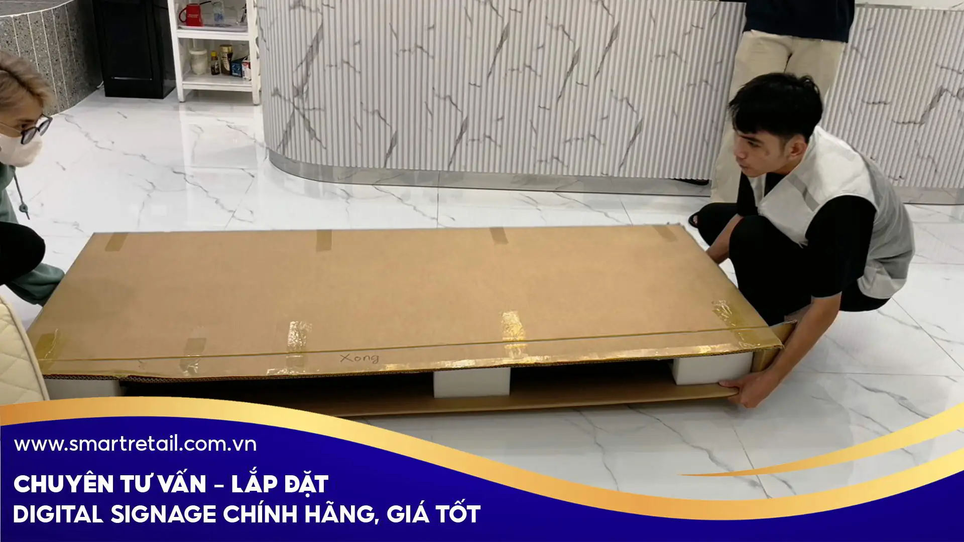 Qui trình lắp đặt Digital Signage | SmartRetail 