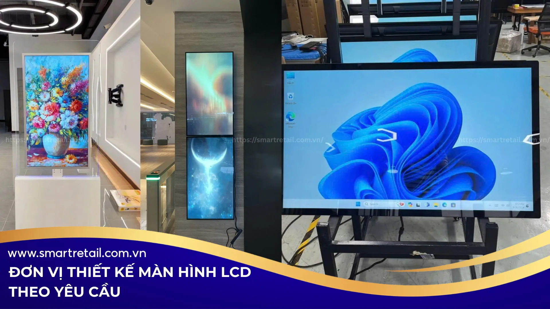 Đơn vị thiết kế màn hình LCD thiết kế theo yêu cầu uy tín