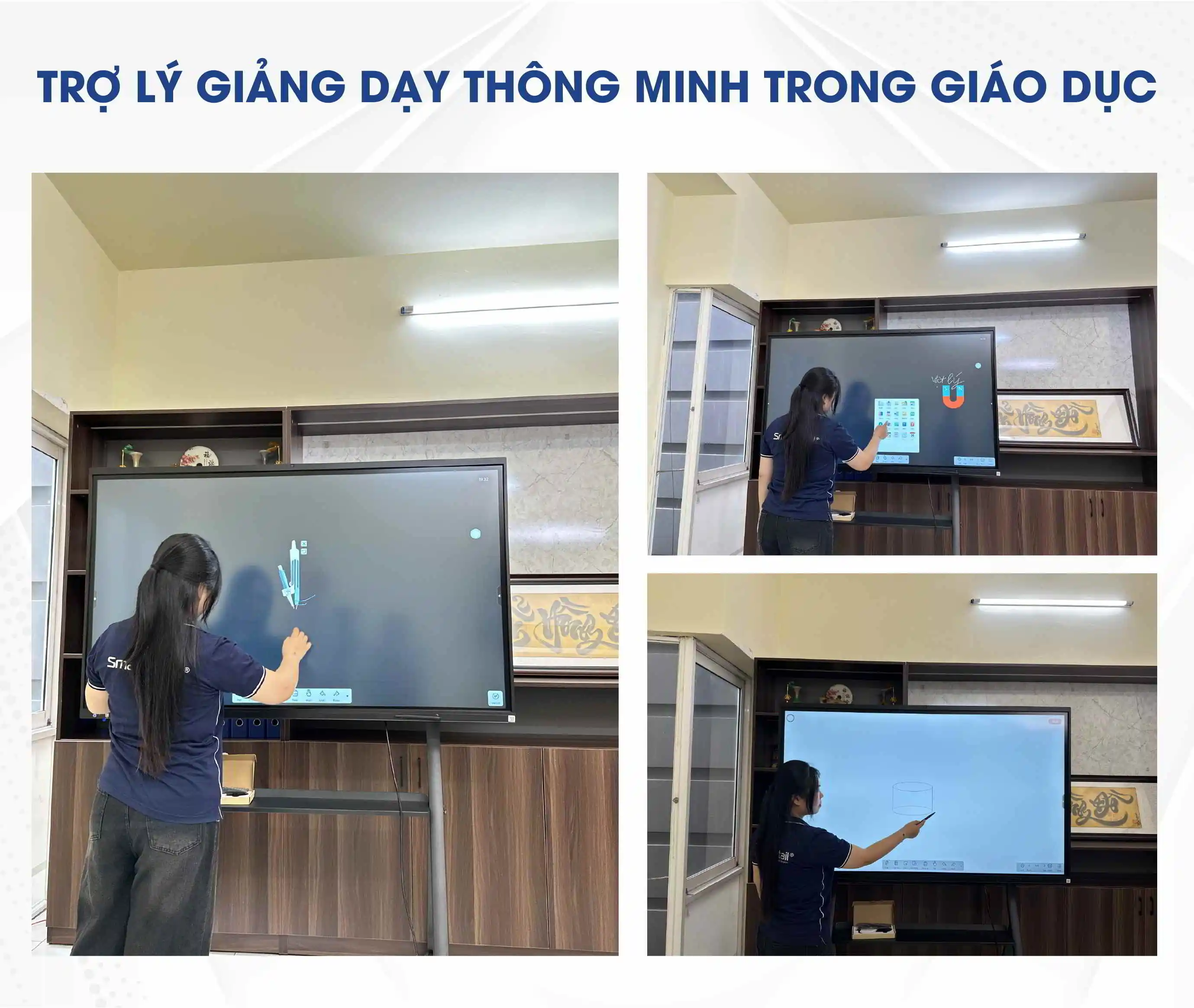 Màn hình tương tác SmartBoard trong giáo dục 