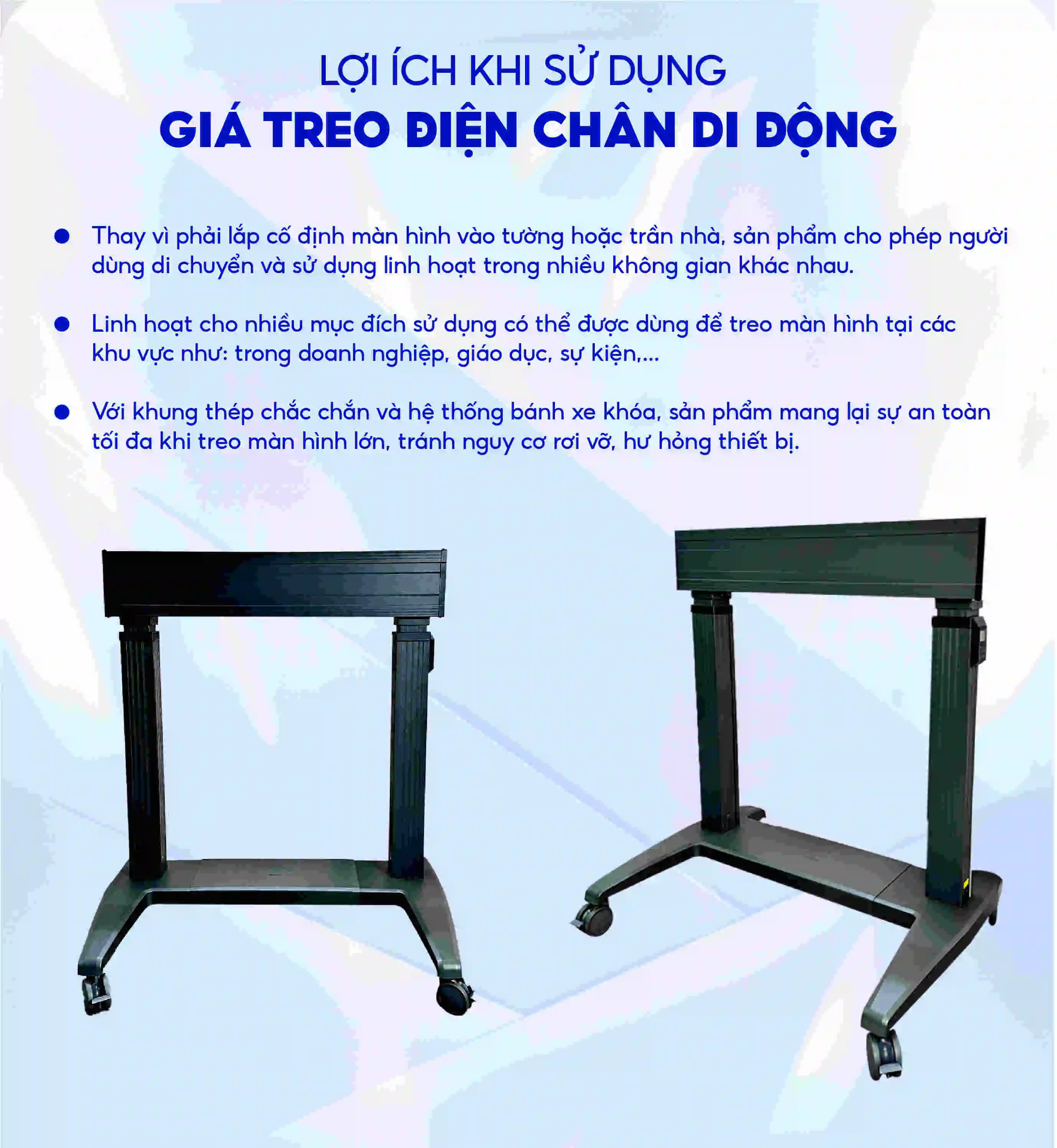 Lợi ích khi sử dụng giá treo điện