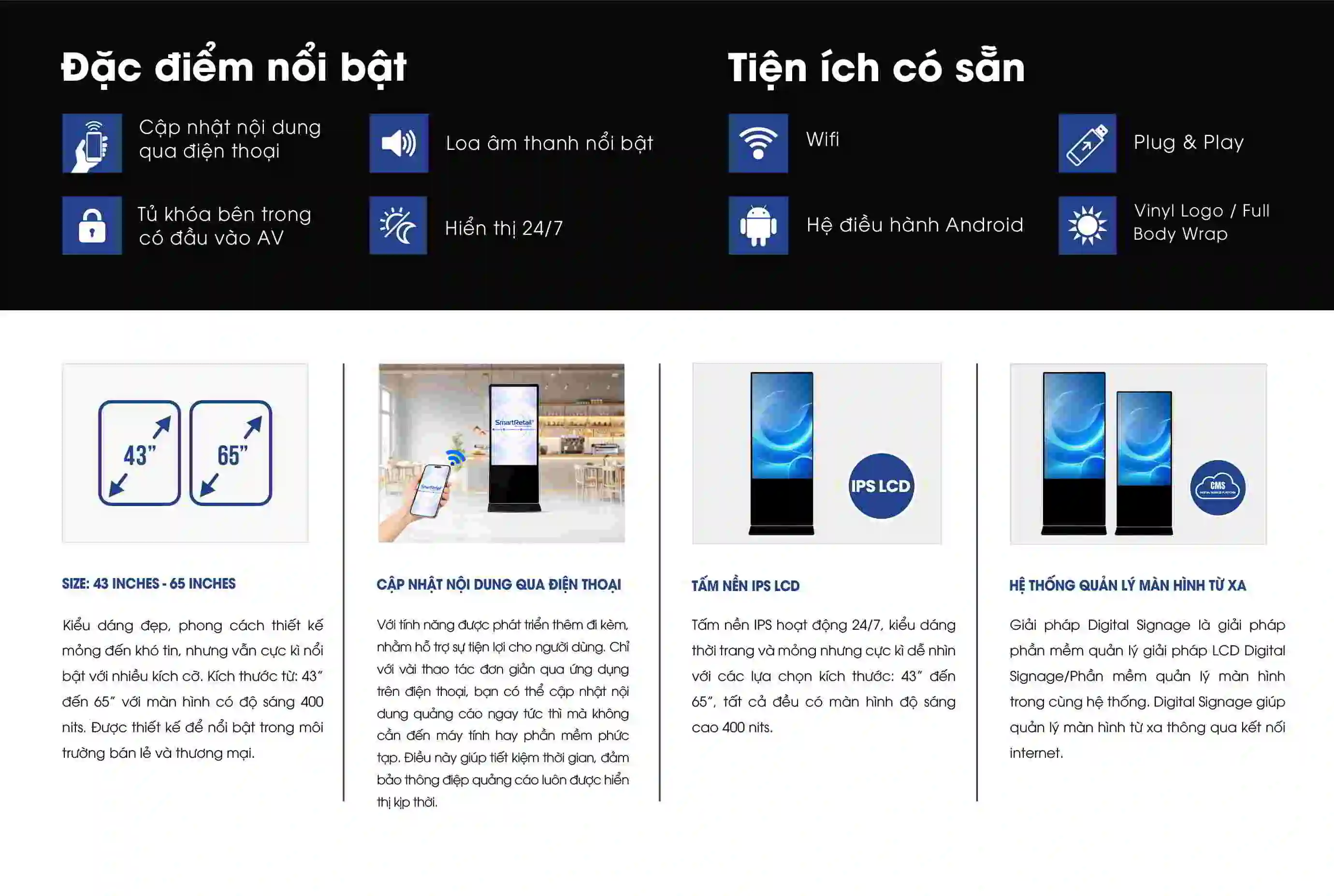 Một số đặc điểm nổi bật của sản phẩm