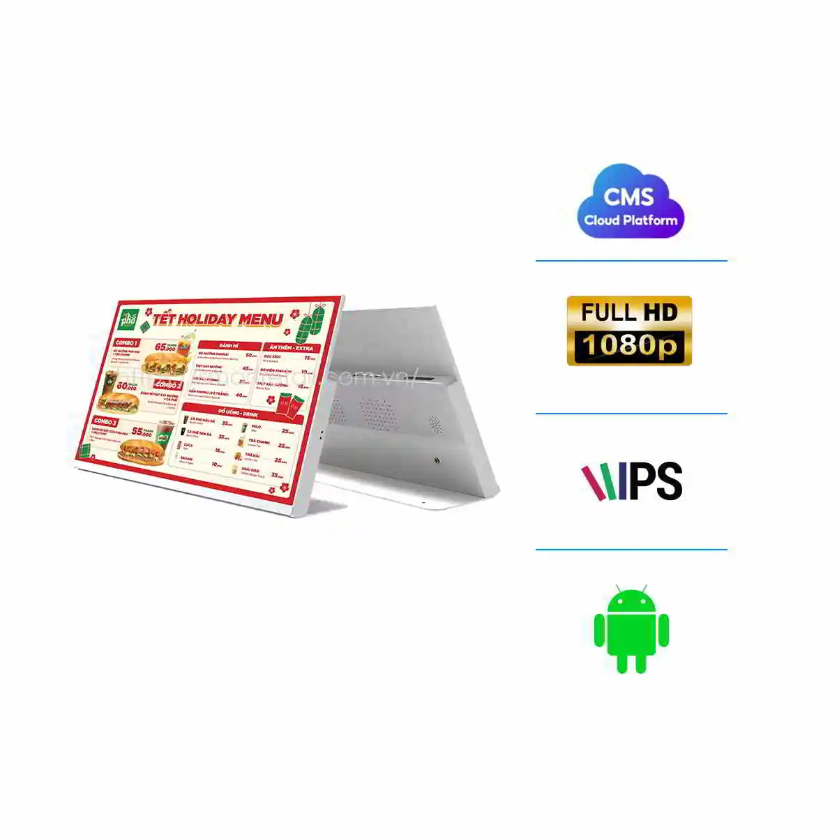 Man Hinh Cam Ung Menu Dien Tu