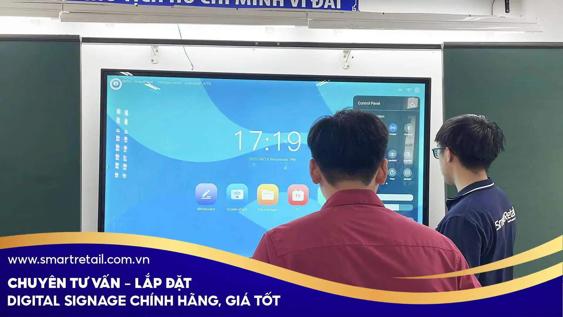 Giải pháp màn hình tương tác trong giáo dục 
