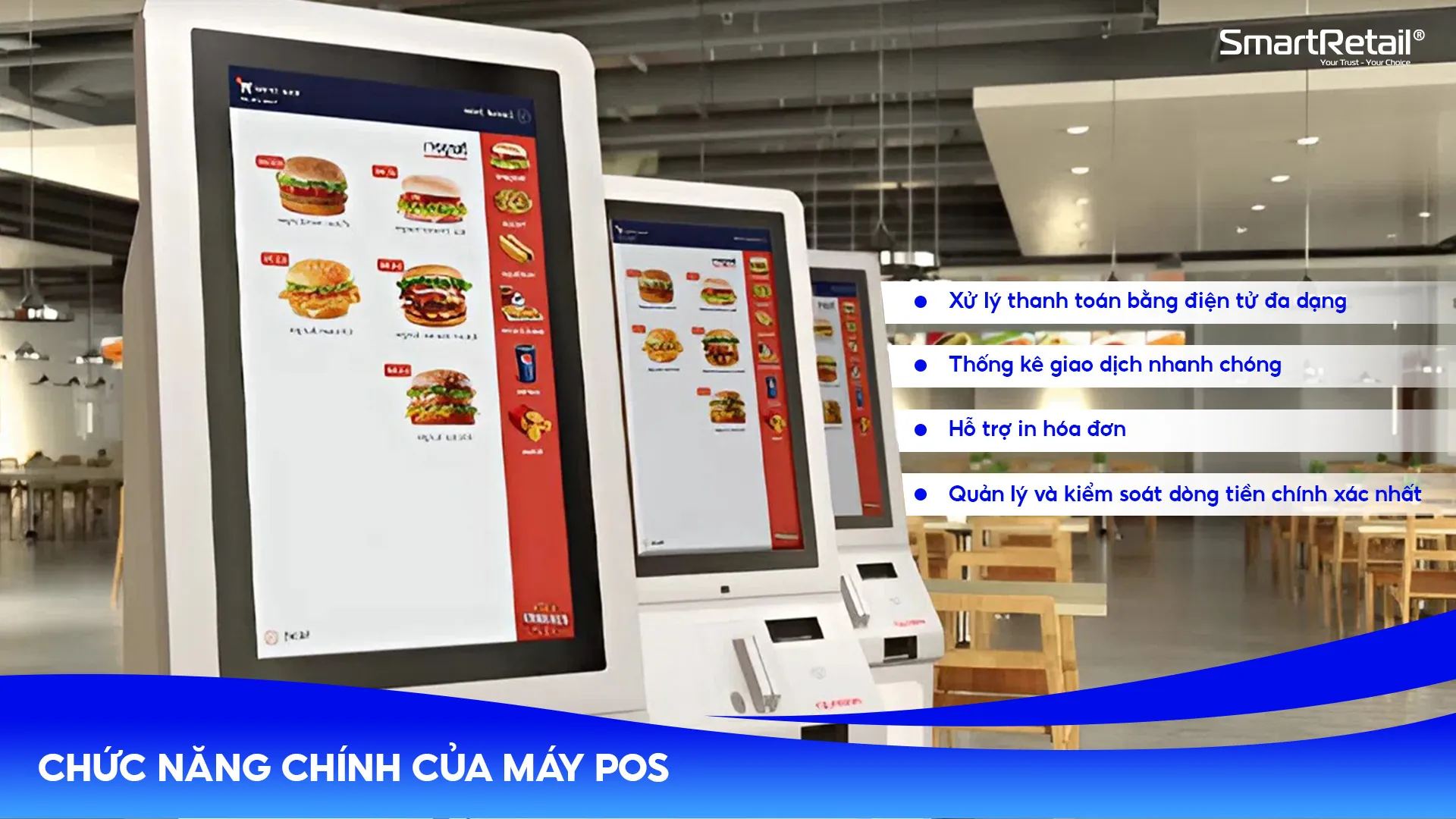 máy pos quản lý và kiểm soát dòng tiền