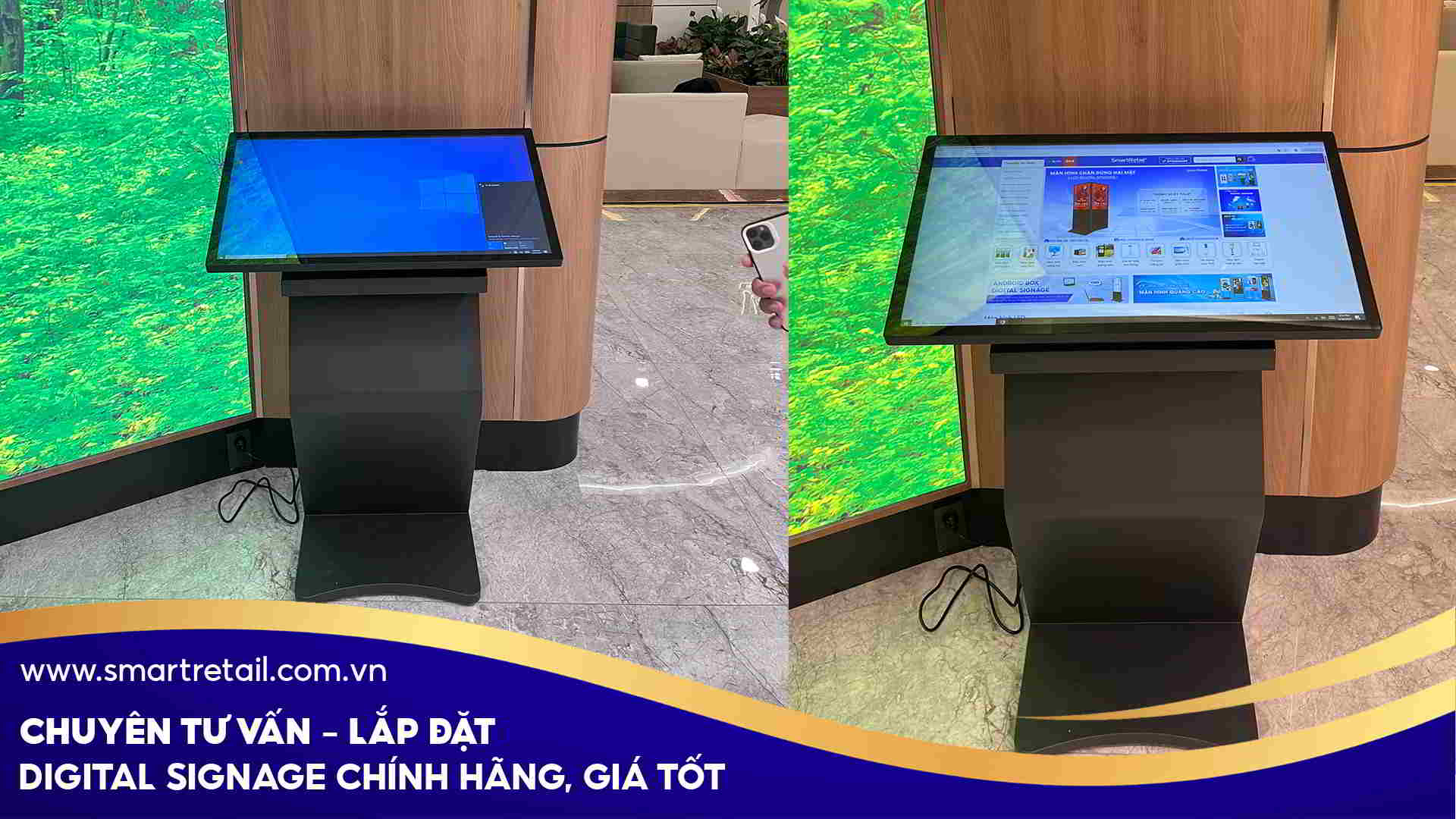 Smartretail Cung Cap Man Hinh Cam Ung Chan Quy
