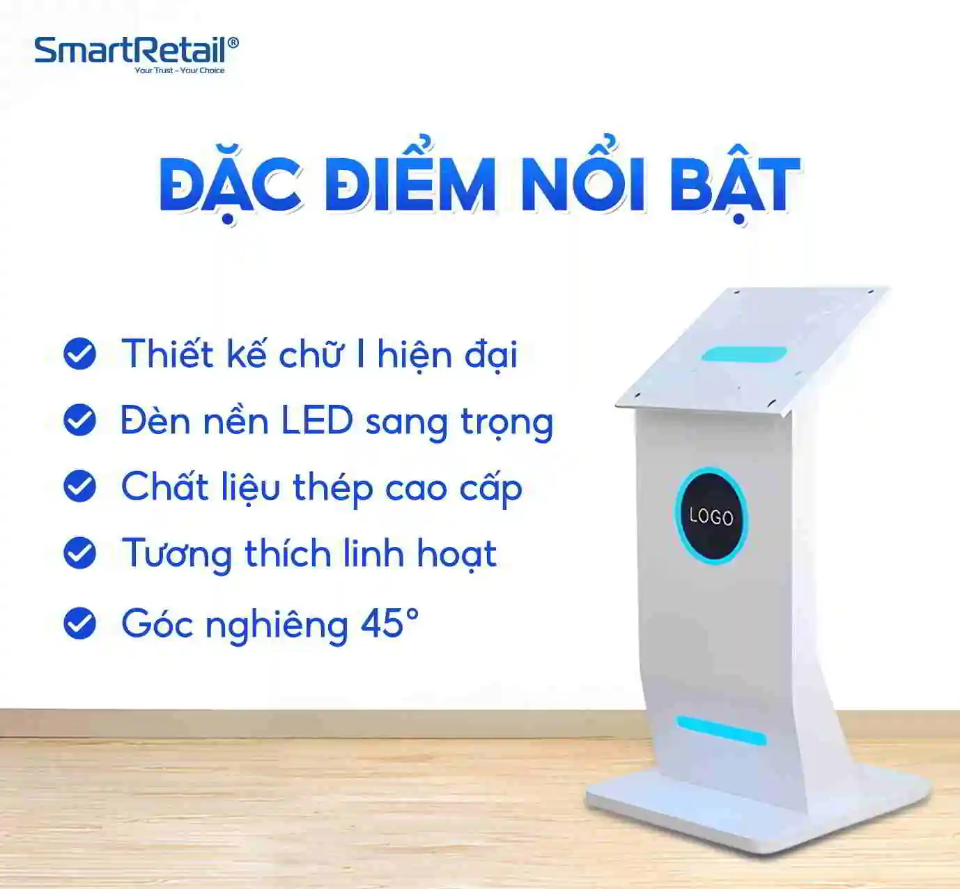 Đặc điểm nổi bật đế chân quỳ chữ I | SmartRetail Đặc điểm nổi bật đế chân quỳ chữ I