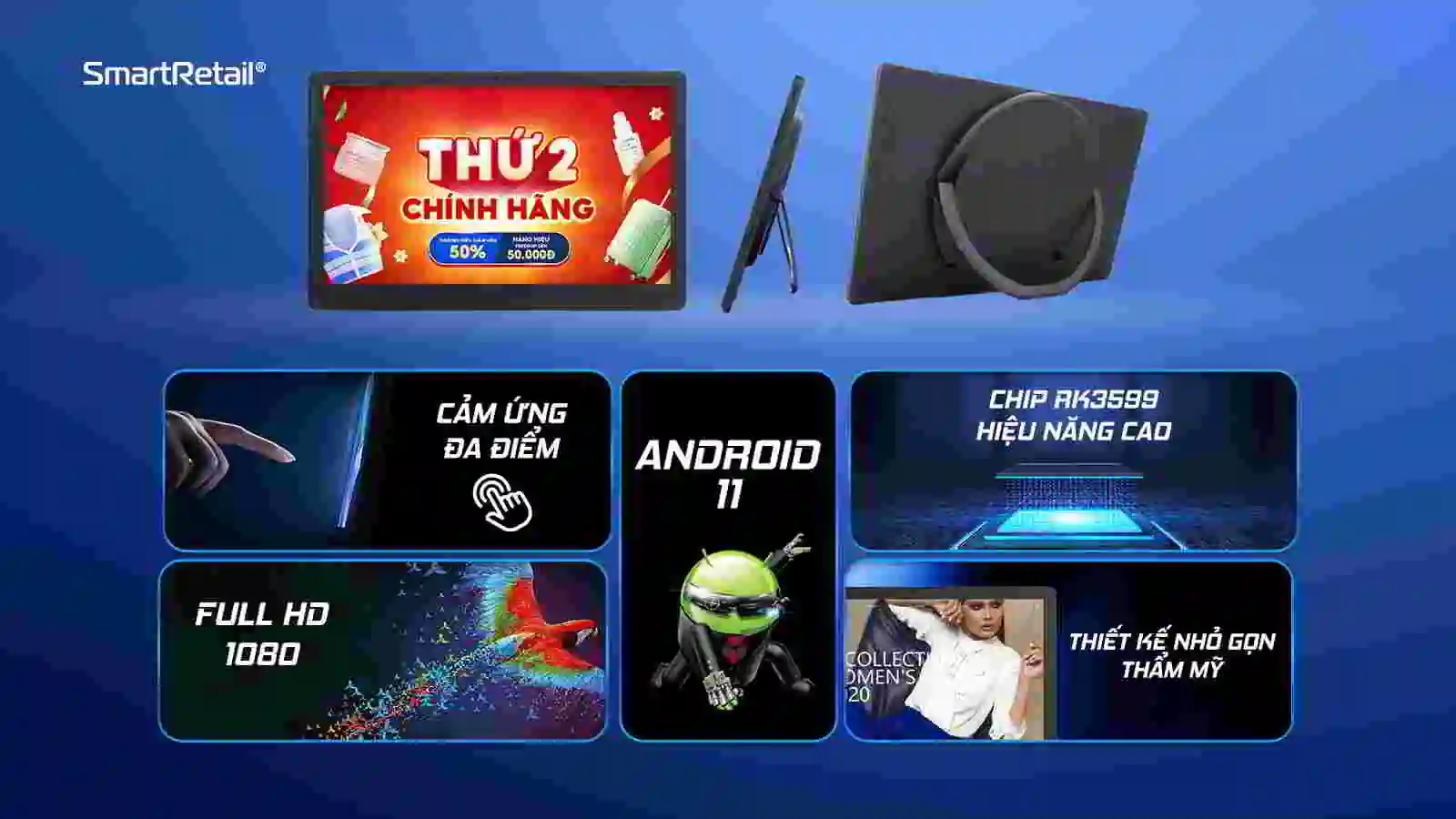 Giới thiệu màn hình cảm ứng để bàn RK3599 | SmartRetail Giới thiệu màn hình cảm ứng để bàn RK3599
