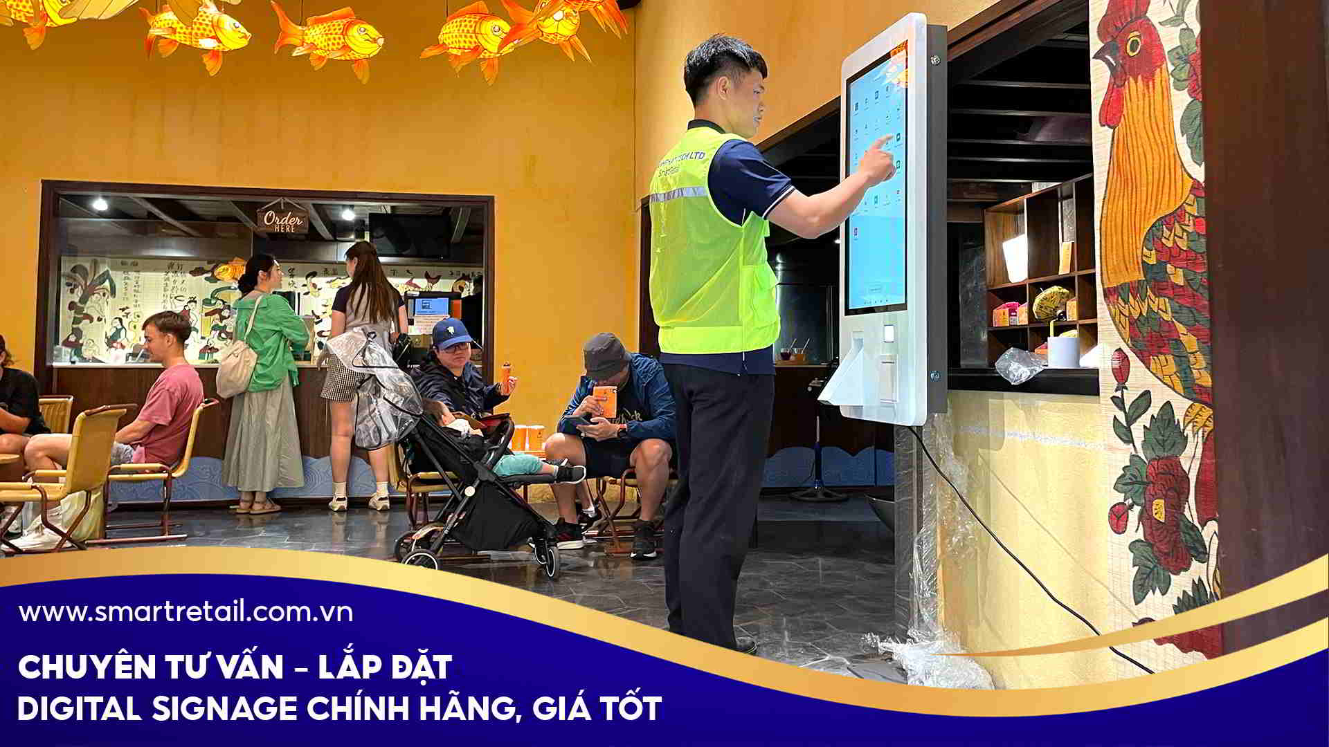 Kiosk bán hàng hiện đại - Tự động hóa quy trình phục vụ 