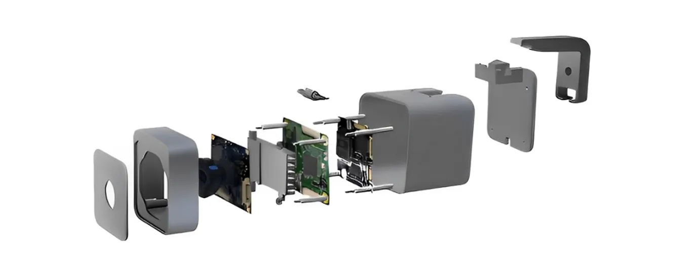 Sơ đồ cấu trúc hình dạng sản phẩm camera đếm người | SmartRetail Sơ đồ cấu trúc hình dạng sản phẩm