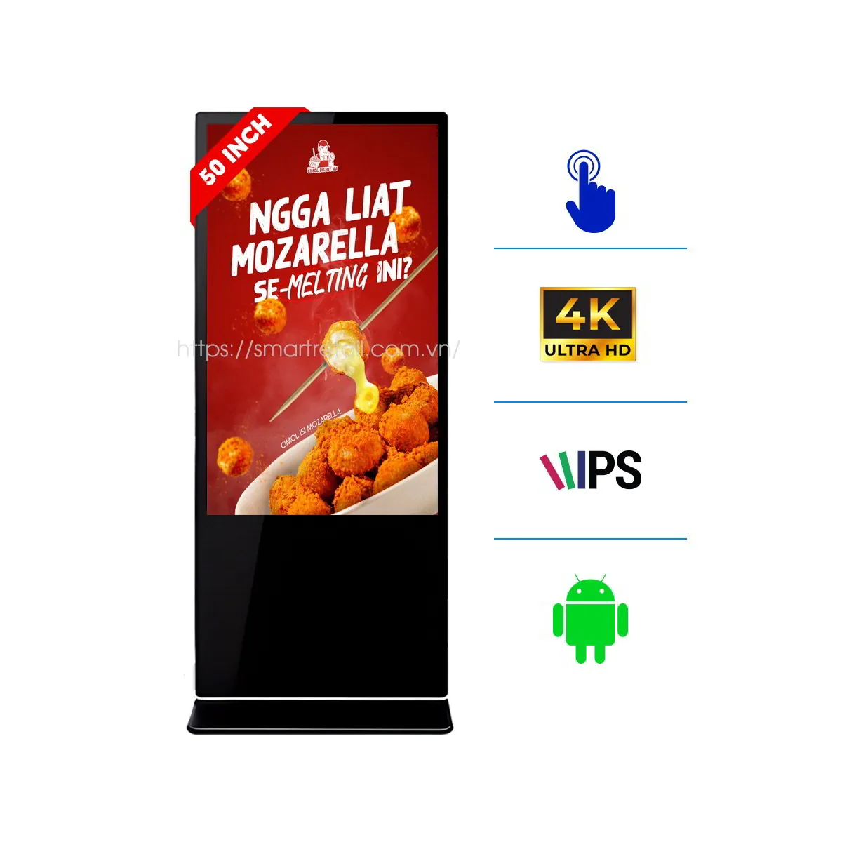 Man Hinh Cam Ung Chan Dung 50 Inch