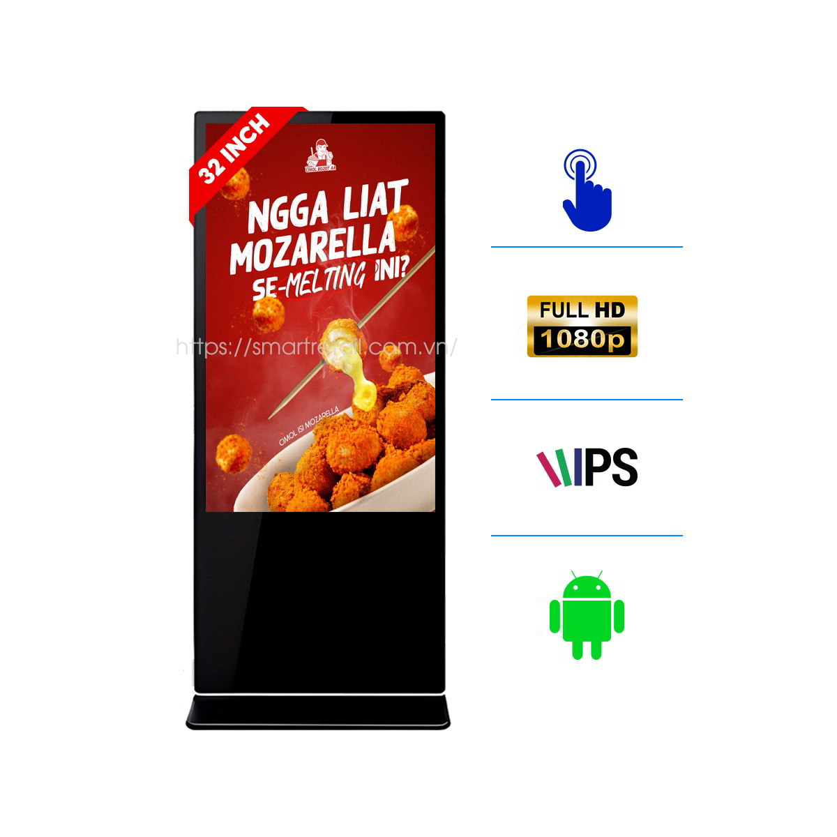 Man Hinh Quang Cao Chan Dung 32 Inch