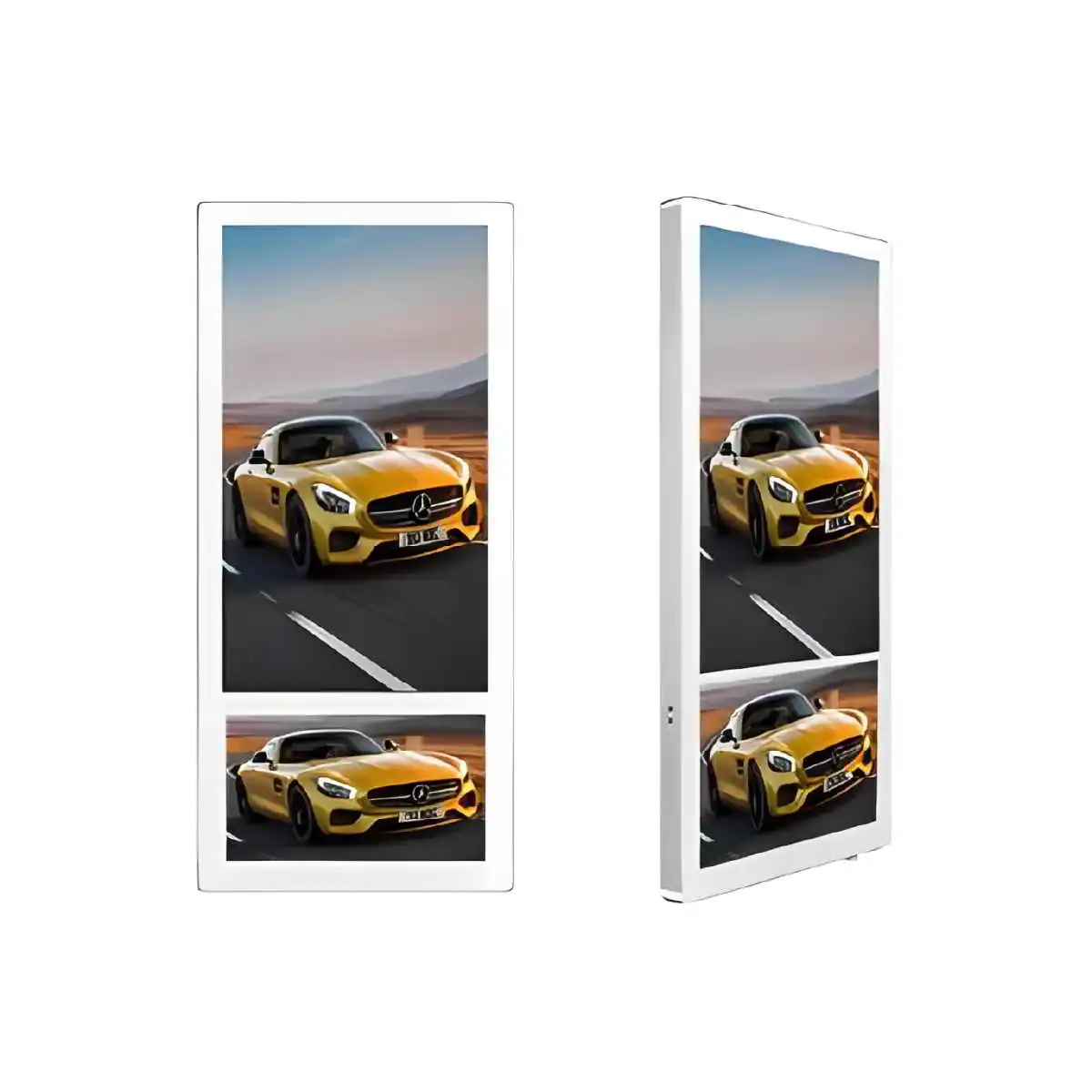 Man Hinh Quang Cao Thang May Mau Trang