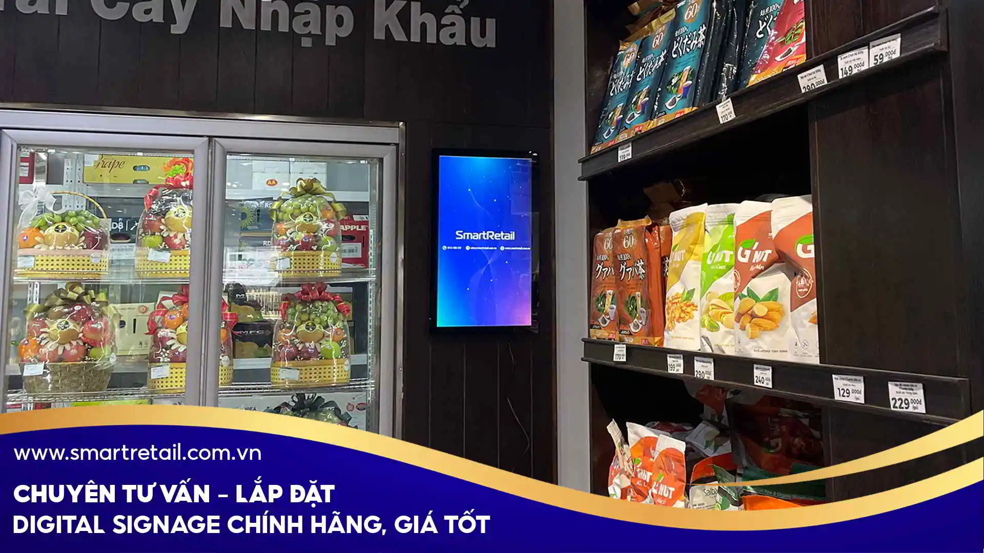 Tổng quan về dự án lắp đặt màn hình quảng cáo tại Phú Hòa Fresh | SmartRetail Tổng quan về dự án lắp đặt màn hình quảng cáo tại Phú Hòa Fresh
