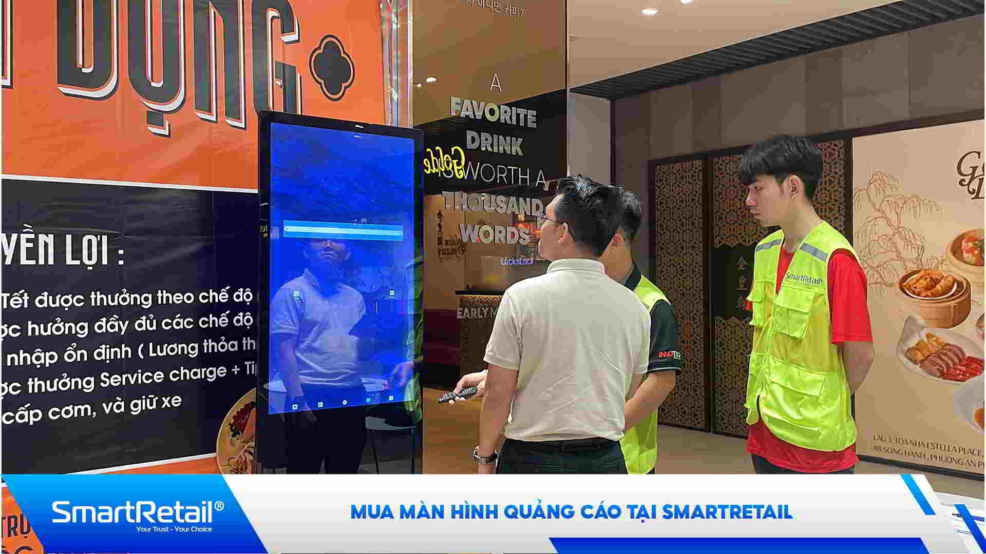 Mua màn hình quảng cáo tại Smartretail