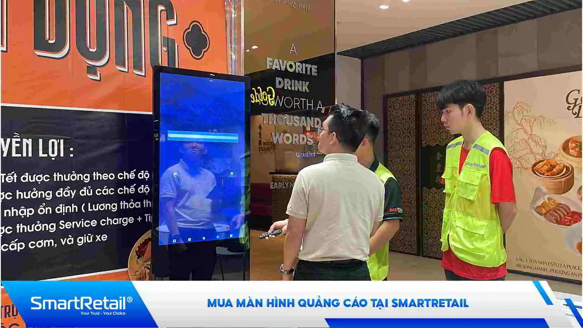 Mua màn hình quảng cáo tại Smartretail