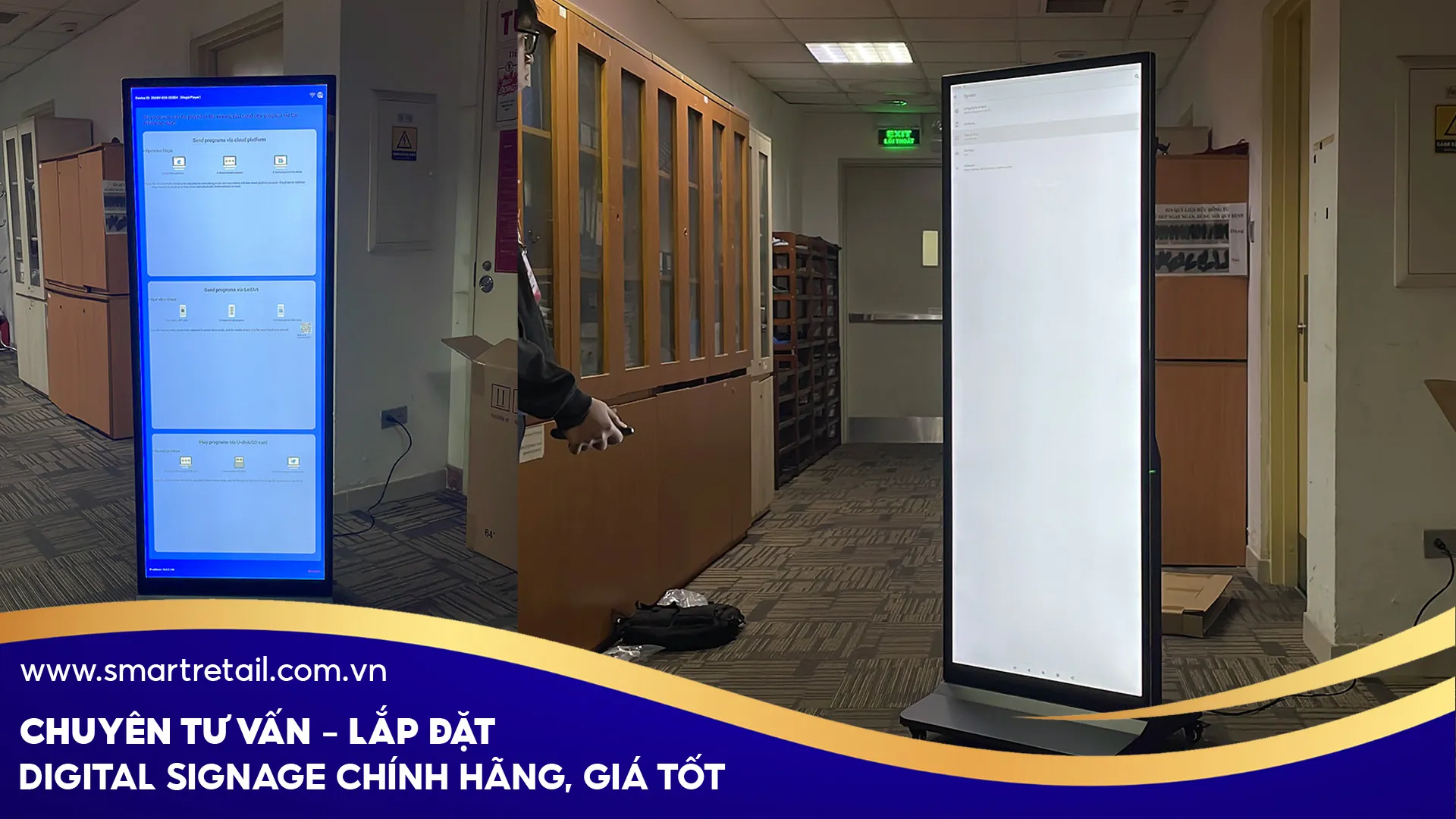 Hiệu quả của màn hình quảng cáo chân đứng | SmartRetail Hiệu quả của màn hình quảng cáo chân đứng