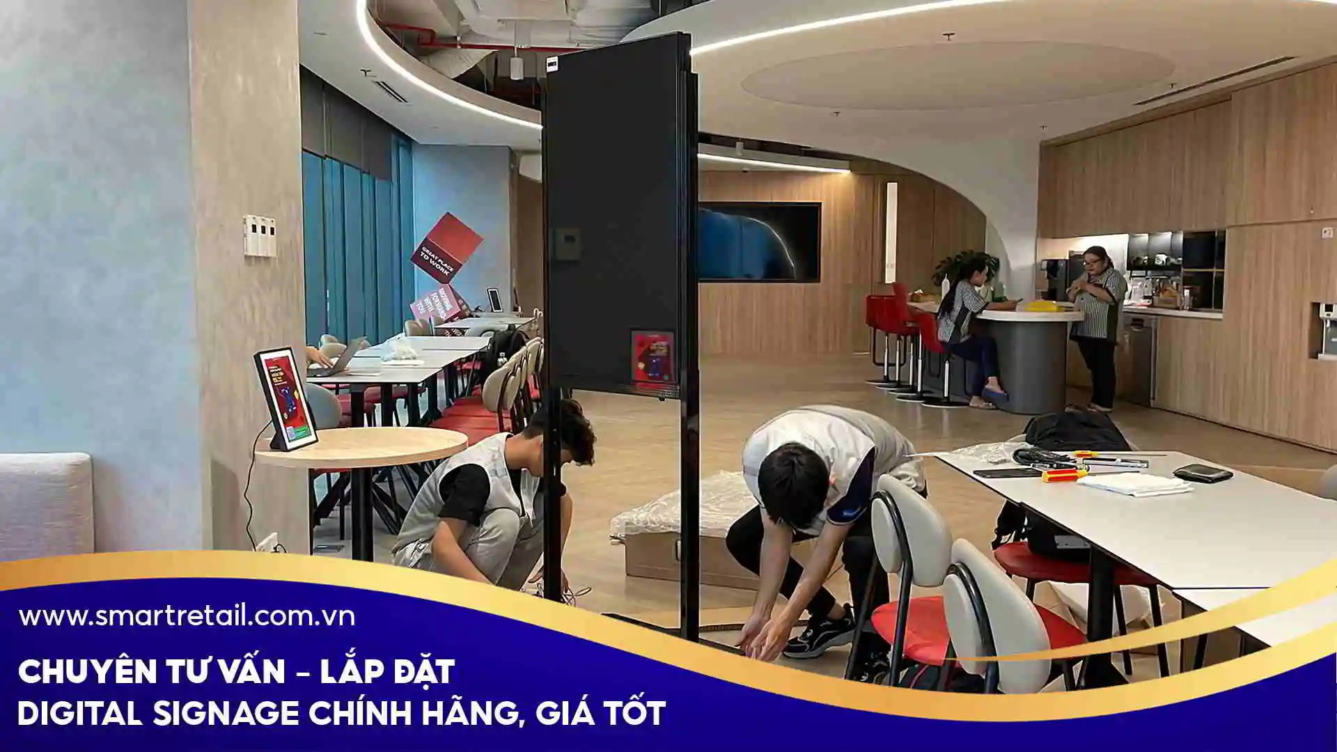 Lợi ích thực tế màn hình quảng cáo mang lại cho văn phòng tại Kiwi sáng tạo | SmartRetaIl Lợi ích thực tế màn hình quảng cáo mang lại cho văn phòng tại Kiwi sáng tạo