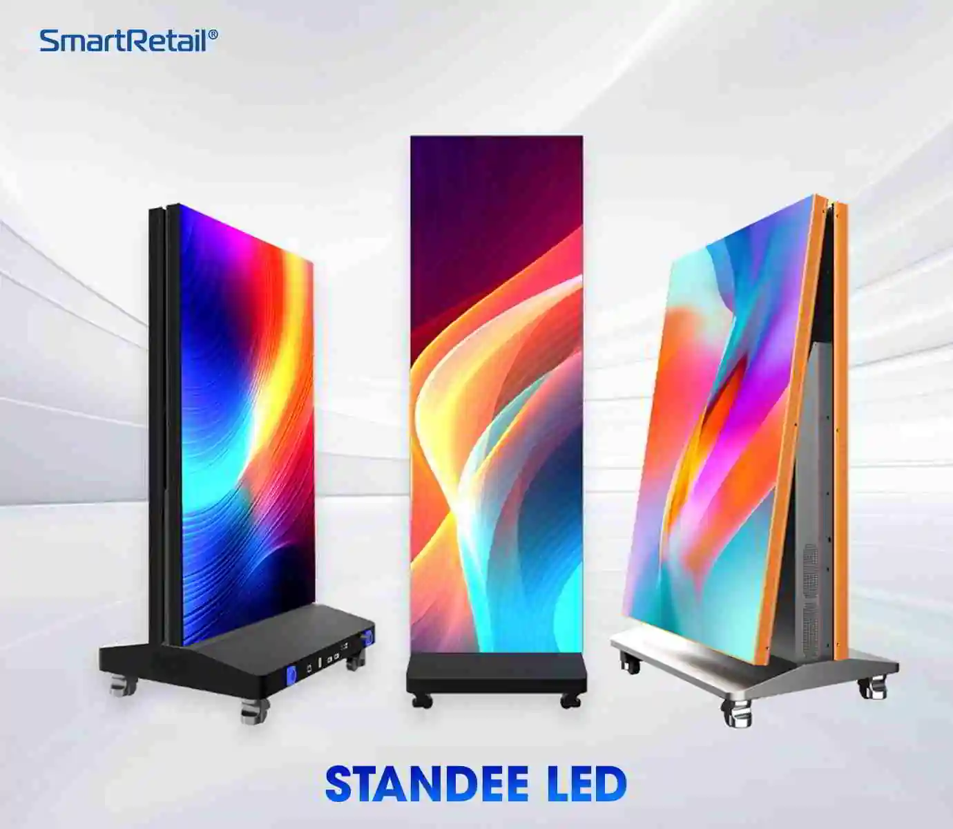 Standee LED – LED Electronic Poster Screen “First Brand | SmartRetail Standee LED – LED Electronic Poster Screen “First Brand