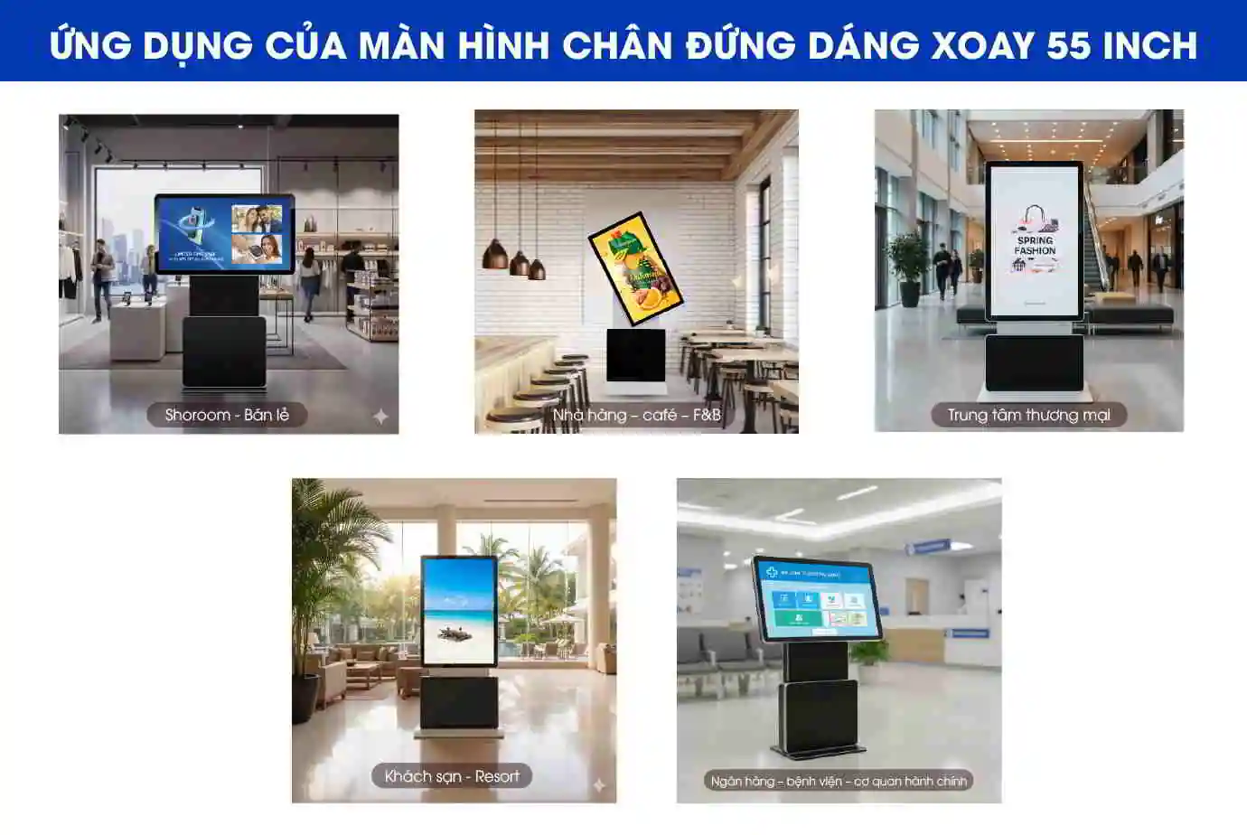 Ung Dung Man Hinh Chan Dung Dang Xoay 50 Inch