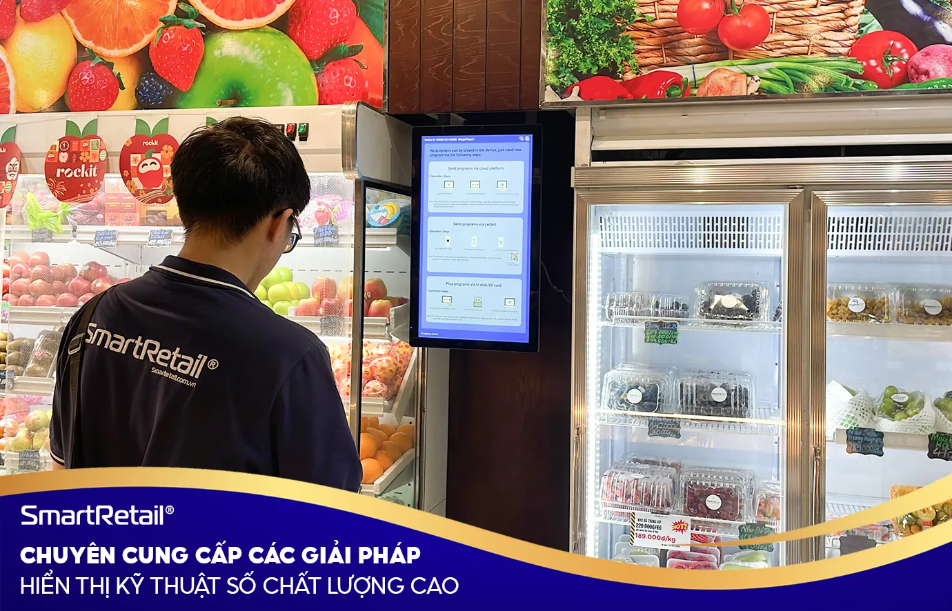 SmartRetail - chuyên cung cấp các giải pháp hiện thị kỹ thuật số chất lượng cao SmartRetail - chuyên cung cấp các giải pháp hiện thị kỹ thuật số chất lượng cao